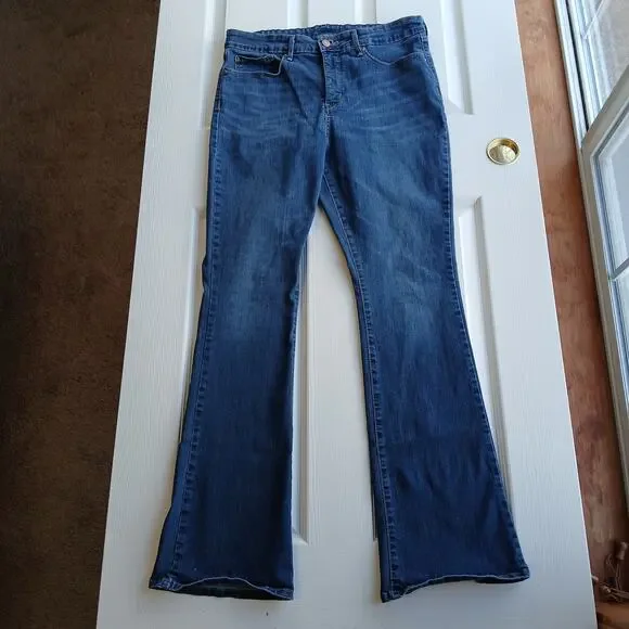 Levi Signature Gold Label Bootcut Jeans 16L W33 L34 blue medium wash high rise - Picture 2 of 15